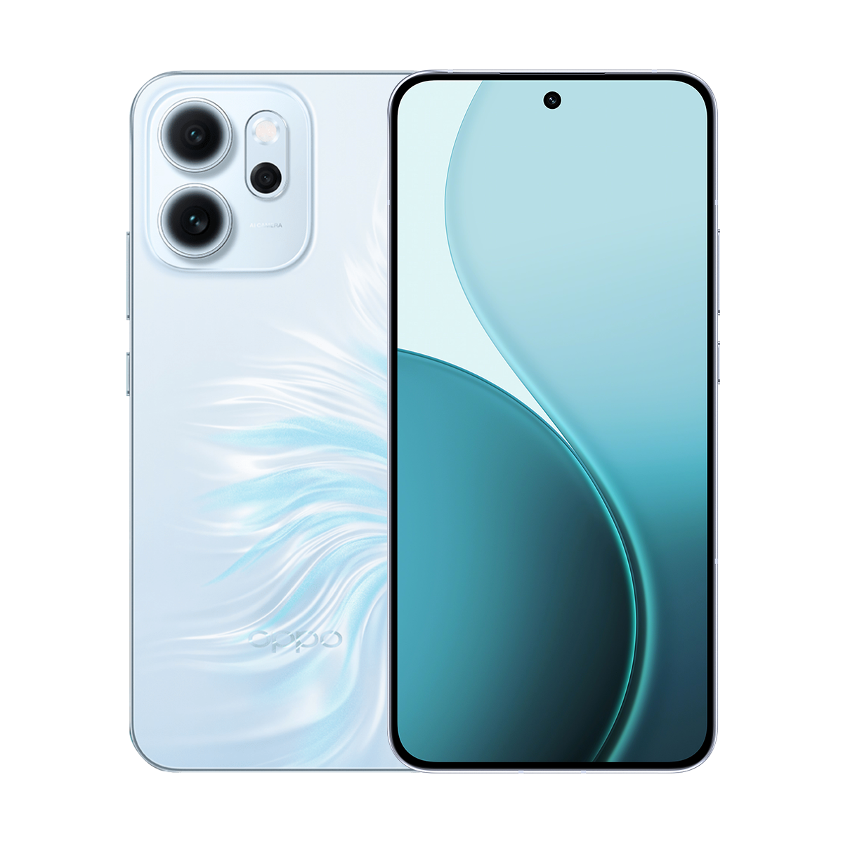 thumbnail video image 2 of Celular Oppo Reno 14 F 5G AI PHONE 12gb Ram 256gb Rom Ultra-thin Dual-drive Ai Cooling System Pantalla 6.57 120hz 6000mah Carga De 45w Ip69 Nfc Azul, 2 of 11