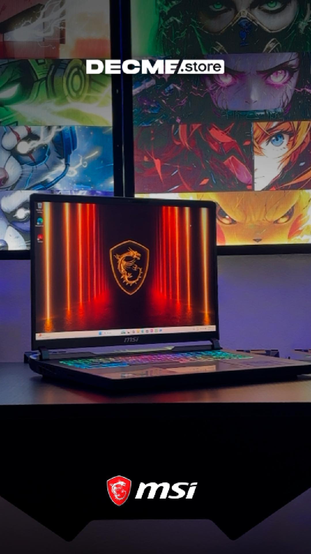 thumbnail video image 2 of Laptop IA Gamer MSI VECTOR 17 GeForce RTX 5070 Ti 12GB Intel Ultra 9 275HX NPU 32GB DDR5 1TB SSD Pantalla 17" IPS 2K QHD+ 240Hz W11P + Mochila Teclado Español, 2 of 7