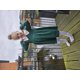 thumbnail video image 2 of Vestido de Niña Verde Sólido Casual Escolar Uniforme de Estudiante Algodón Manga Larga 10 Años, 2 of 9