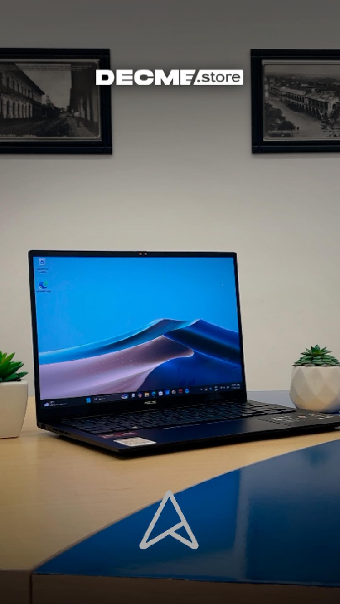 thumbnail video image 2 of Laptop IA PC ASUS Zenbook 14 UM3406 AMD Ryzen AI 7 445 NPU 50 TOPS 16GB LPDDR5X SSD 1TB Pantalla 14" Touch WUXGA OLED Copilot+ PC Windows 11 Teclado Ingles, 2 of 7